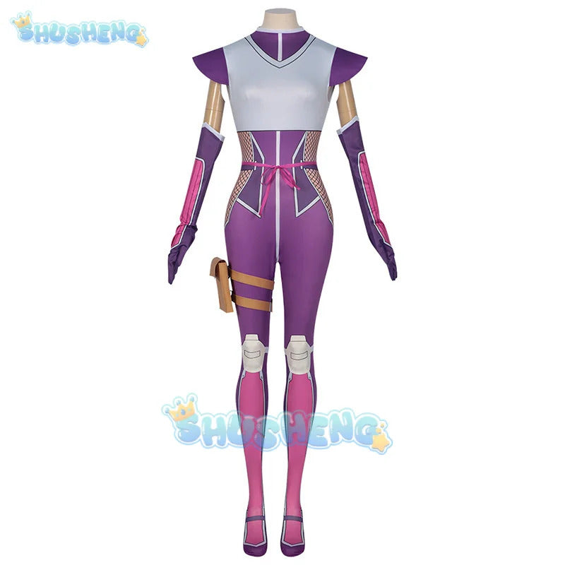 Momochi Ayame Cosplay Costume Jumpsuit Anime I'm Living with An Otaku NEET Kunoichi Headwear Halloween Party Women Girls Props