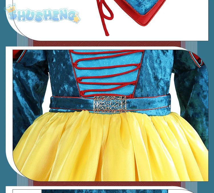 New Movies of 2025 Snow White cosplay Costume Adult and Child Sizes Fairy Tale Sweet Princess Dress Halloween Ball Woman Uniform