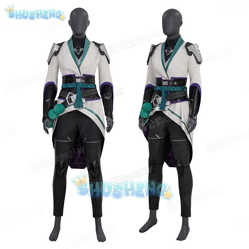 Sage Cosplay Costume Game Valorant Uniform Halloween Carnival Party Christmas Play Role Clothes Clothing for Women