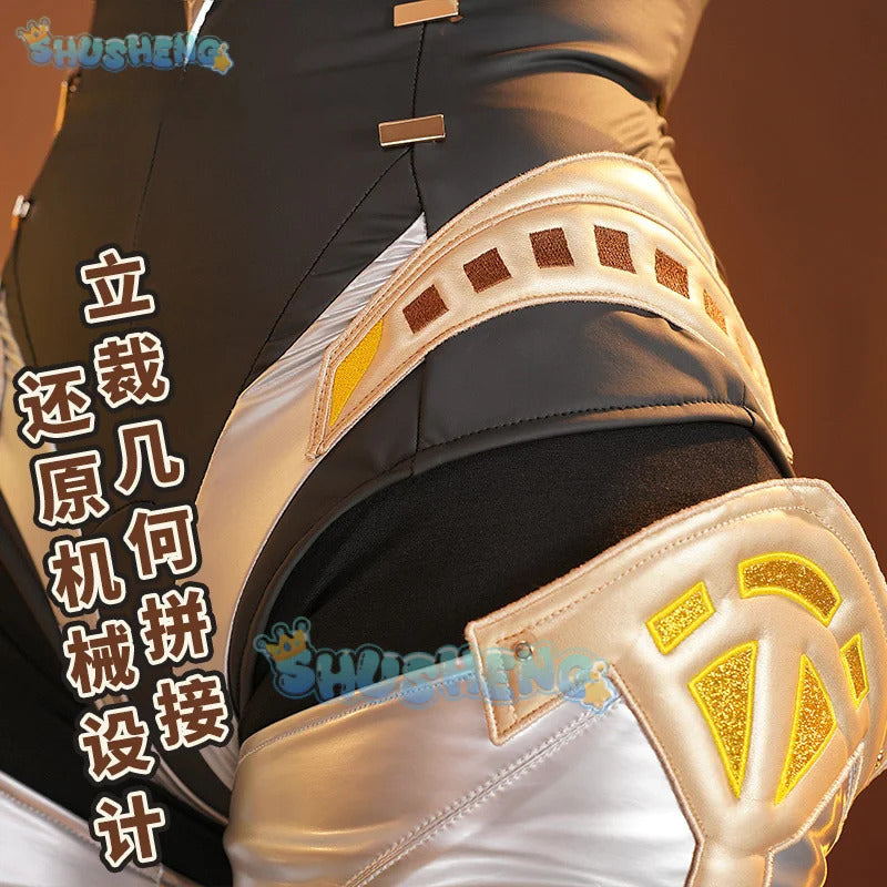 Game Genshin Impact Ineffa Cosplay Costume Uniform Halloween Carnival Party Christmas Play Role Clothes Clothing for Women