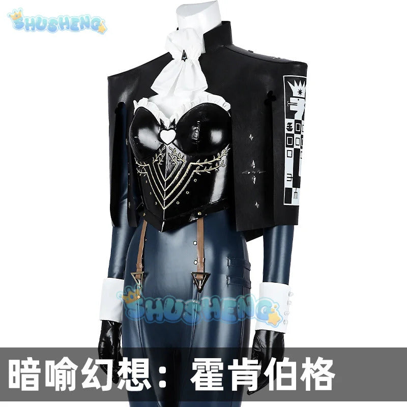 Game Metaphor:ReFantazio Ezelin Hockenberger Cosplay Costume Uniform Halloween Carnival Party Play Role Clothes Clothing