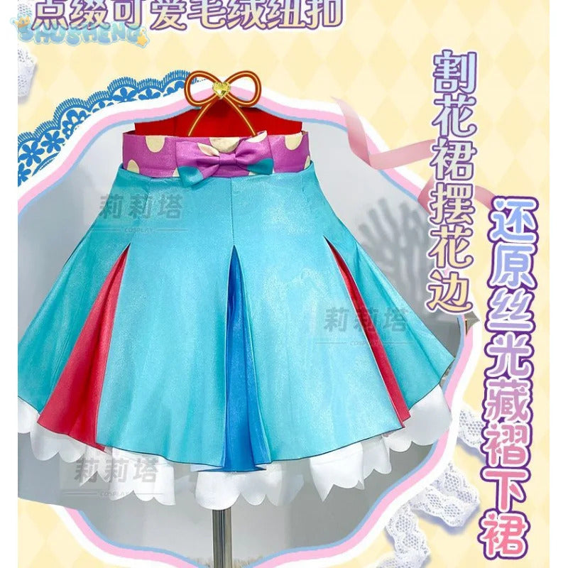 Minami Mirei Anime PriPara cosplay initial costume party Carnival sweet lolita dress accessories props full set woman uniform
