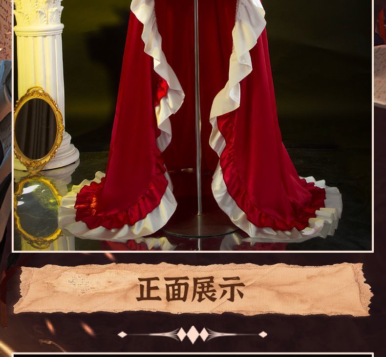 Identity V Archduchess Bloody Queen Marie Cosplay Costume For Halloween Christmas Party Mary Archduchess Role Play Comic Dress