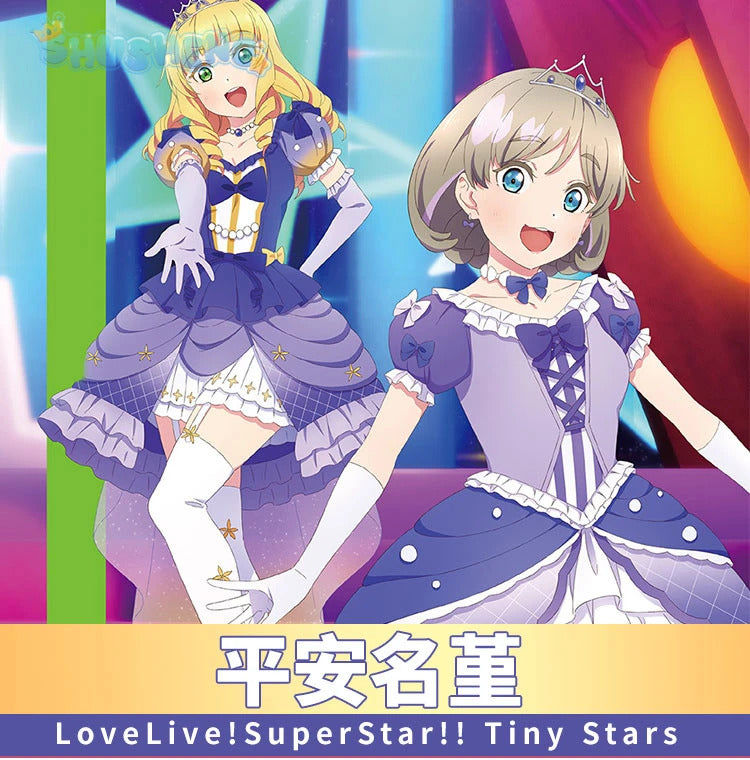 Lovelive Heanna Sumire Liella Nonfiction Cosplay Costume Necklace Accessories Gloves Socks Girl Cute Lolita Halloween Party Set