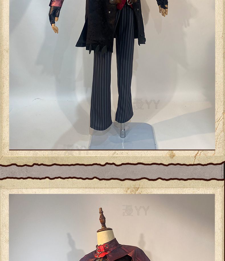 Identity V Aesop Carl Exorcist Cosplay Costume Embalmer Uniform Halloween Carnival Party Christmas Play Role Clothing