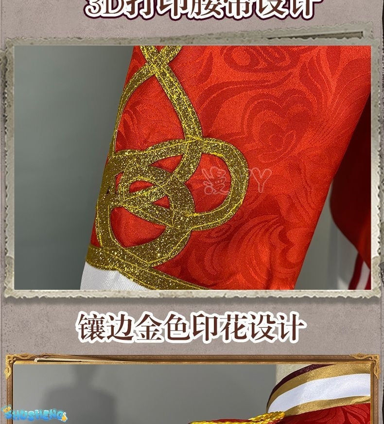 Identity V Cheerleader Cosplay Costume Glasses Collar Stockings Props For Women Girls Lily Barriere Carnival