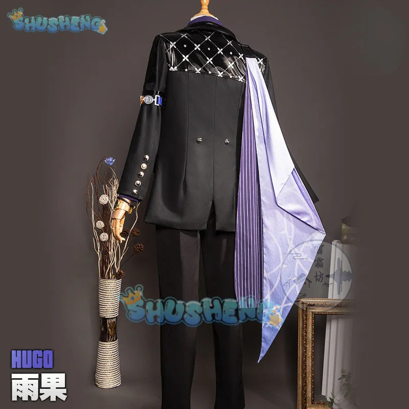 Zenless Zone Zero Hugo Cosplay Costume Mask Hat Mockingbird New Eridu Hugo Vlad Ravenlock Halloween Party for Women Men Prop