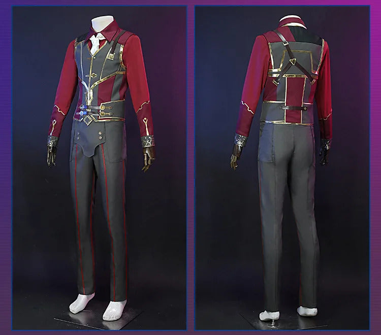 IN STOCK Silco Arcane Cosplay Arcane:League of Legends Silco costume Carnival Party Men Women Uniform Accessories Prop Set