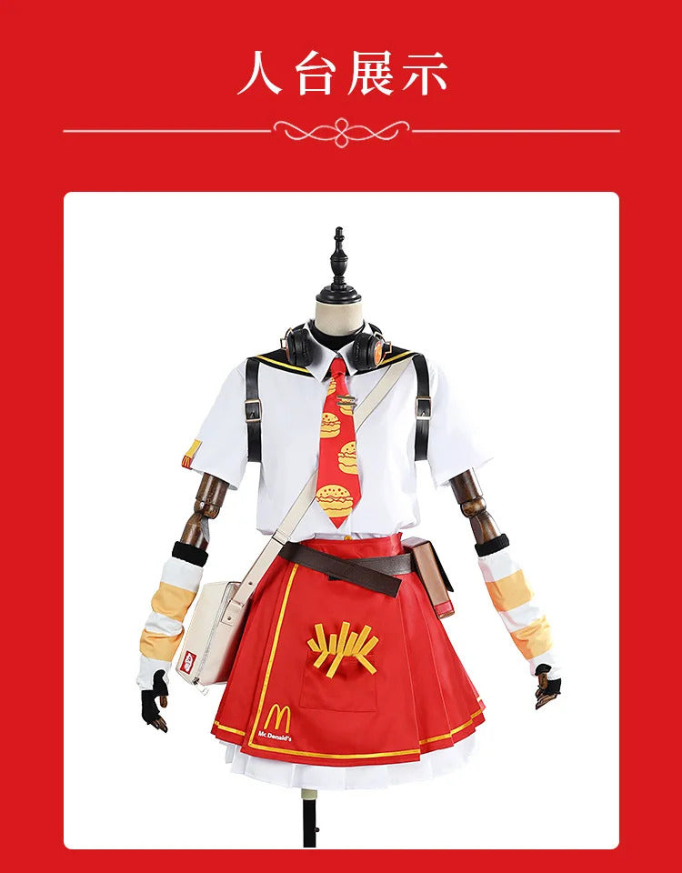 Anby Demara Cosplay Zenless Zone Zero co-branded Costume Party Christmas Cute Set Accessories Props Full Set Woman Man Uniform