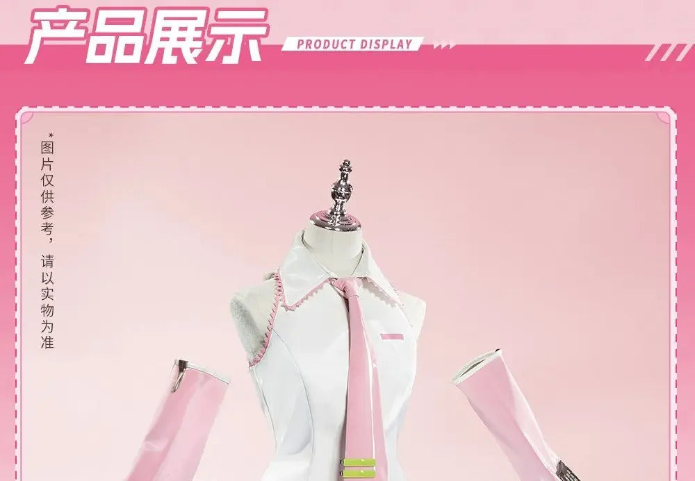 Miku Cosplay Costume Sakura Future Uniform Halloween Carnival Party Christmas Play Role Clothes Clothing for Women