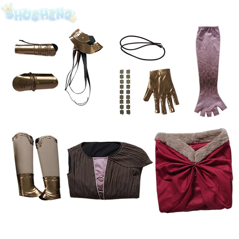 Game Elden Malenia Cosplay Suit Old Man Ring Valkyrie Same Women Malenia Dress Role Play Outfit Accessories Halloween Costumes