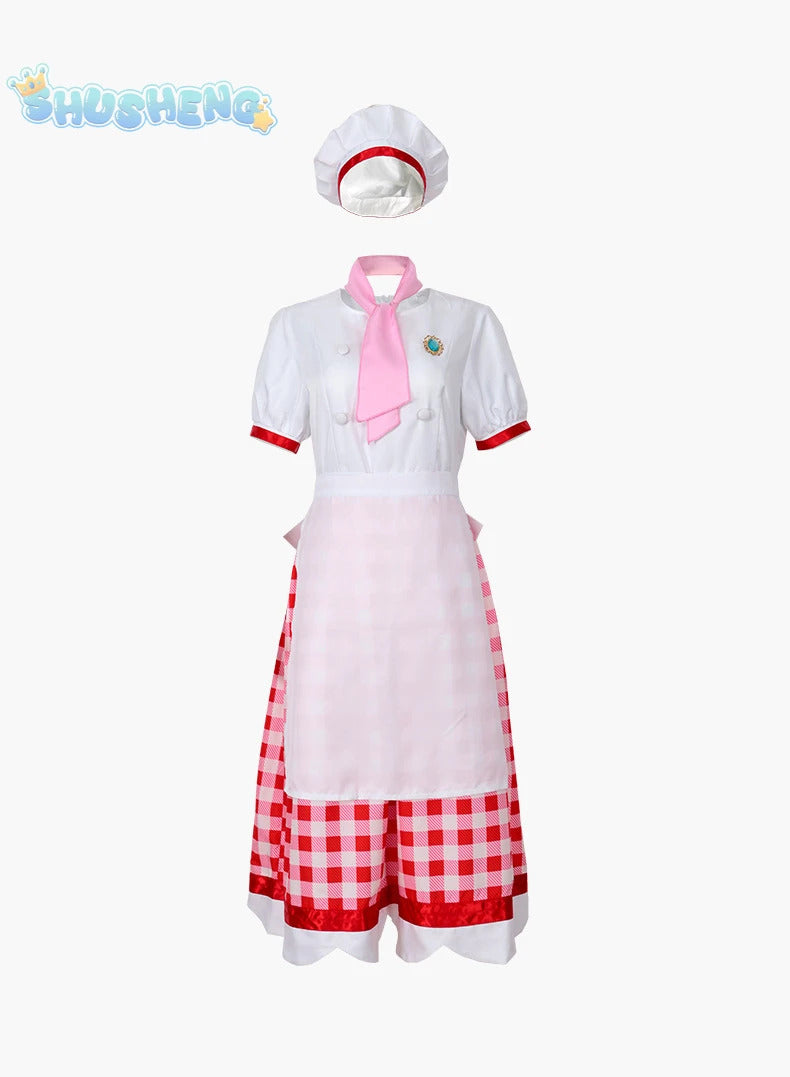 Princess Peach Pastry Chef cowboy ninja Swordsman detective kung fu cosplay Showtime! Costume Party Christmas Woman Man outfit