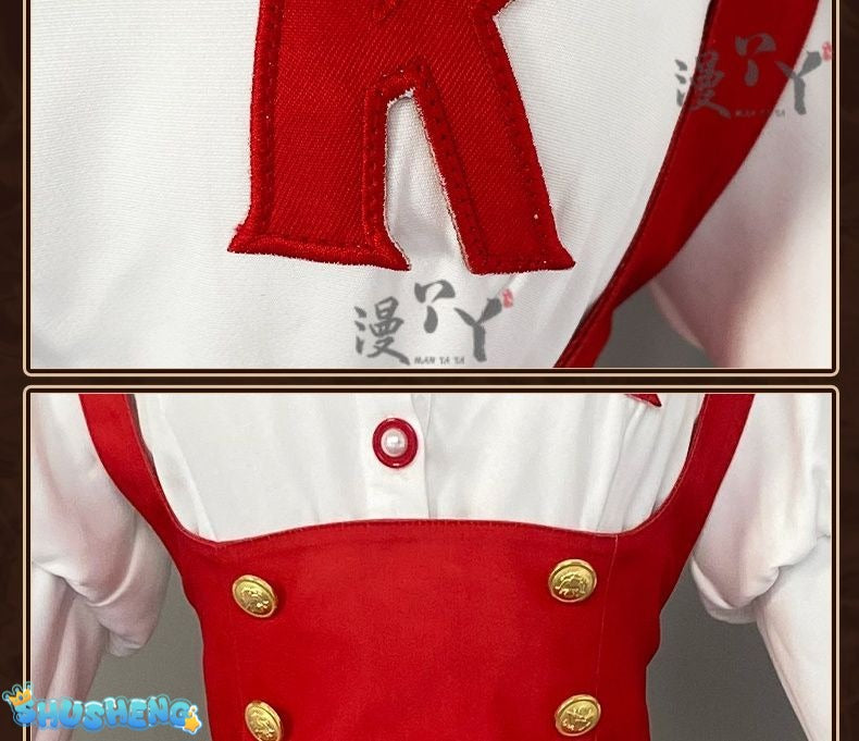 Game Identity V Vera Nair Miss K Cosplay Costume Lace Lolita Dress Women's Dress Anime Perfumer Role-play Wig Shoe Prop Suits