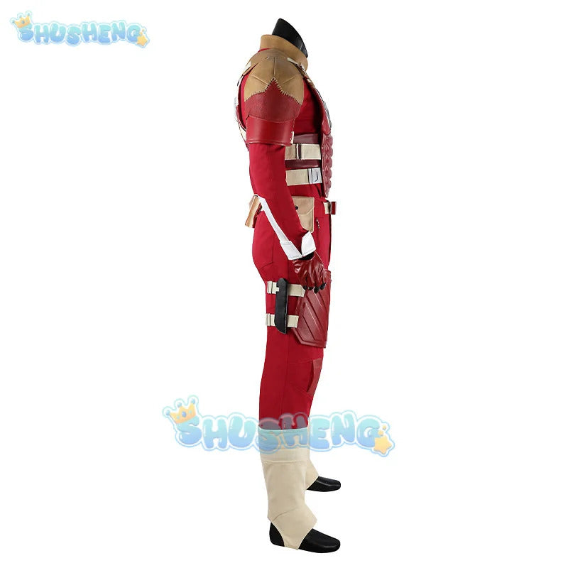 Movie Thunderbolts Red Guardian Cosplay Costume Uniform Halloween Carnival Party Christmas Play Role Clothes Clothing