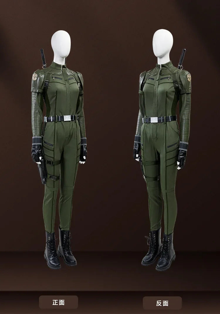 Movie Black Widow The Black Widow Yelena Belova Cosplay Thunderbolts Costume Halloween New Women Fantasia Uniform Props Set