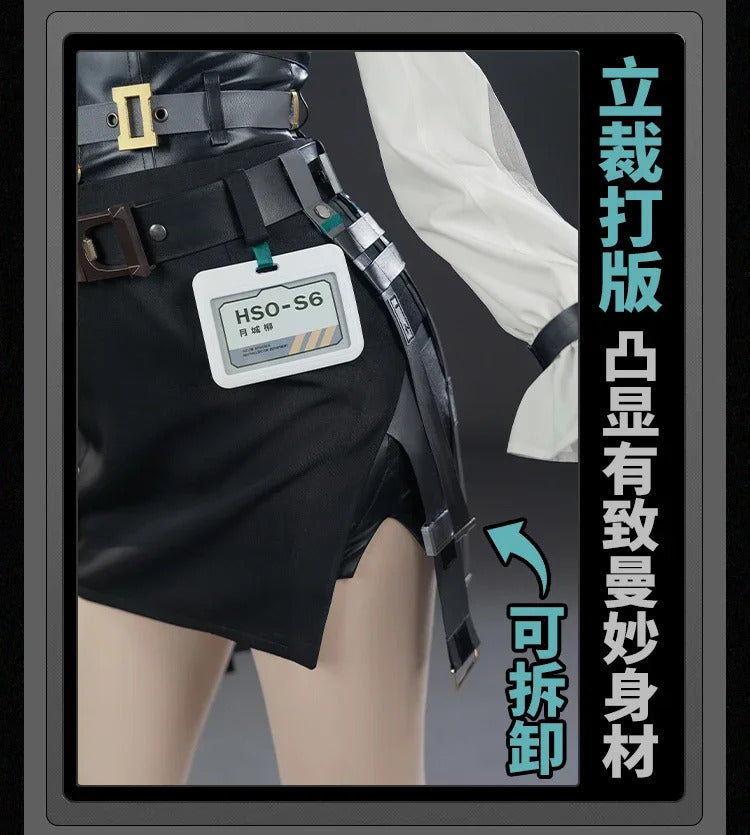 Game Zenless Zone Zero Tsukishiro Yanagi Cosplay Costume Uniform Halloween Carnival Party Christmas Play Role Clothes Clothing