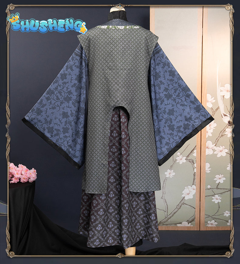 Black Myth Wukong Goblin Fourth Sister Cosplay Costume Game Uniform Hanfu Headwear Halloween Party for Women Props