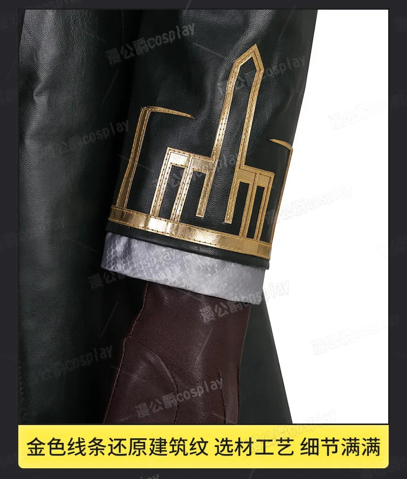 Game Rivals Loki Cosplay Fantasy Battle Suit President Costume Adult Men Roleplay Fantasia Outfits for Halloween