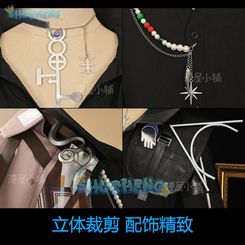 Arknights Thorns the Lodestar Cosplay Costume Uniform Halloween Carnival Party Christmas Play Role Clothes Clothing