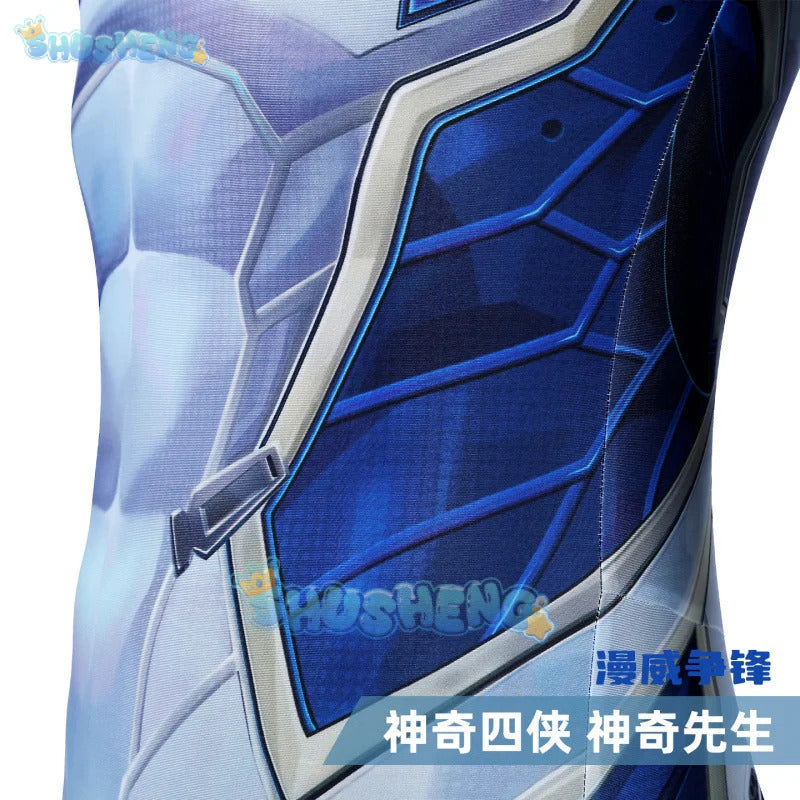 Mister Fantastic Cosplay Costume Reed Richards Uniform Halloween Carnival Party Christmas Play Role Clothes Clothing for Men