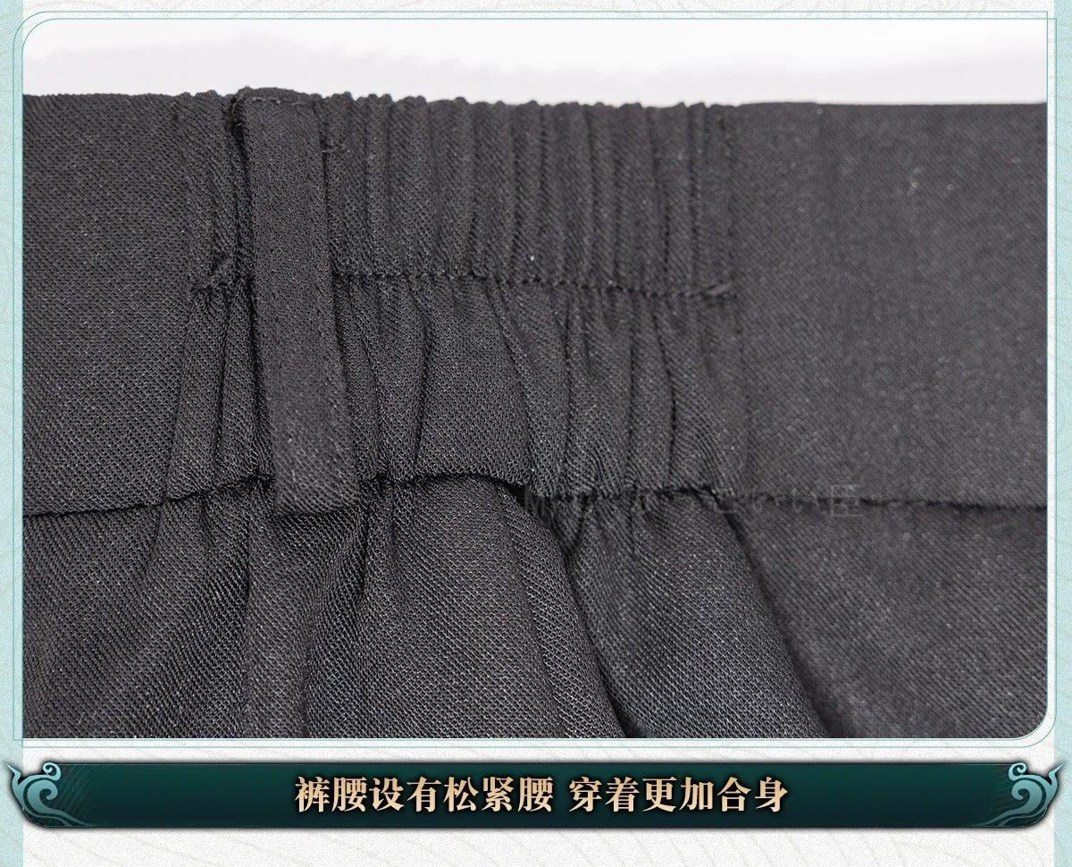 Jiyan Cosplay Costume Wuthering Waves Anime Men Handsome Uniform Halloween Carnival Party Suit Role Play Clothing Shusheng