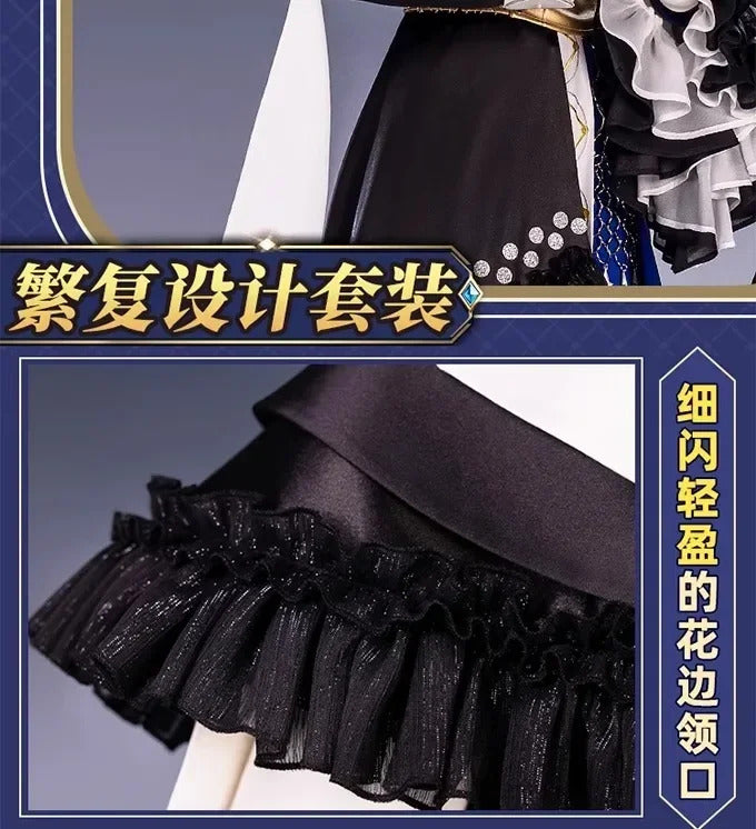 Arknights Mostima Cosplay Costume Ethereal Harmony Headwear Tail Ambience Synesthesia Halloween Party for Women Girls Props