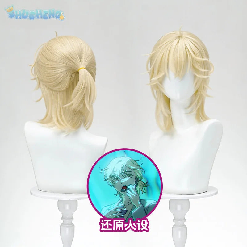 Shusheng-SR Alien Stage Till luka R7 LUKA Fashion Cosplay Luka Costume Halloween Carnival Suit pants tie wig Woman Man Fashion Uniform Set