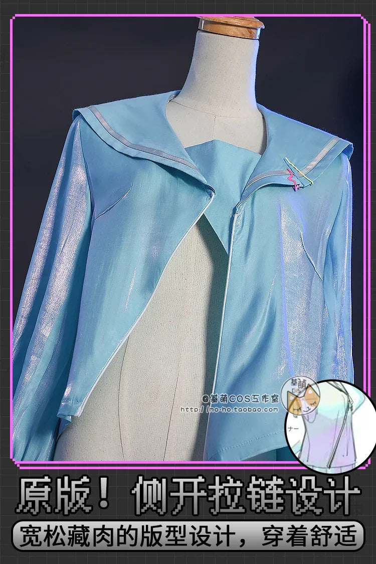 NEEDY GIRL OVERDOSE Rain Cosplay Costume Uniform Halloween Carnival Party Christmas Play Role Clothes Clothing for Women