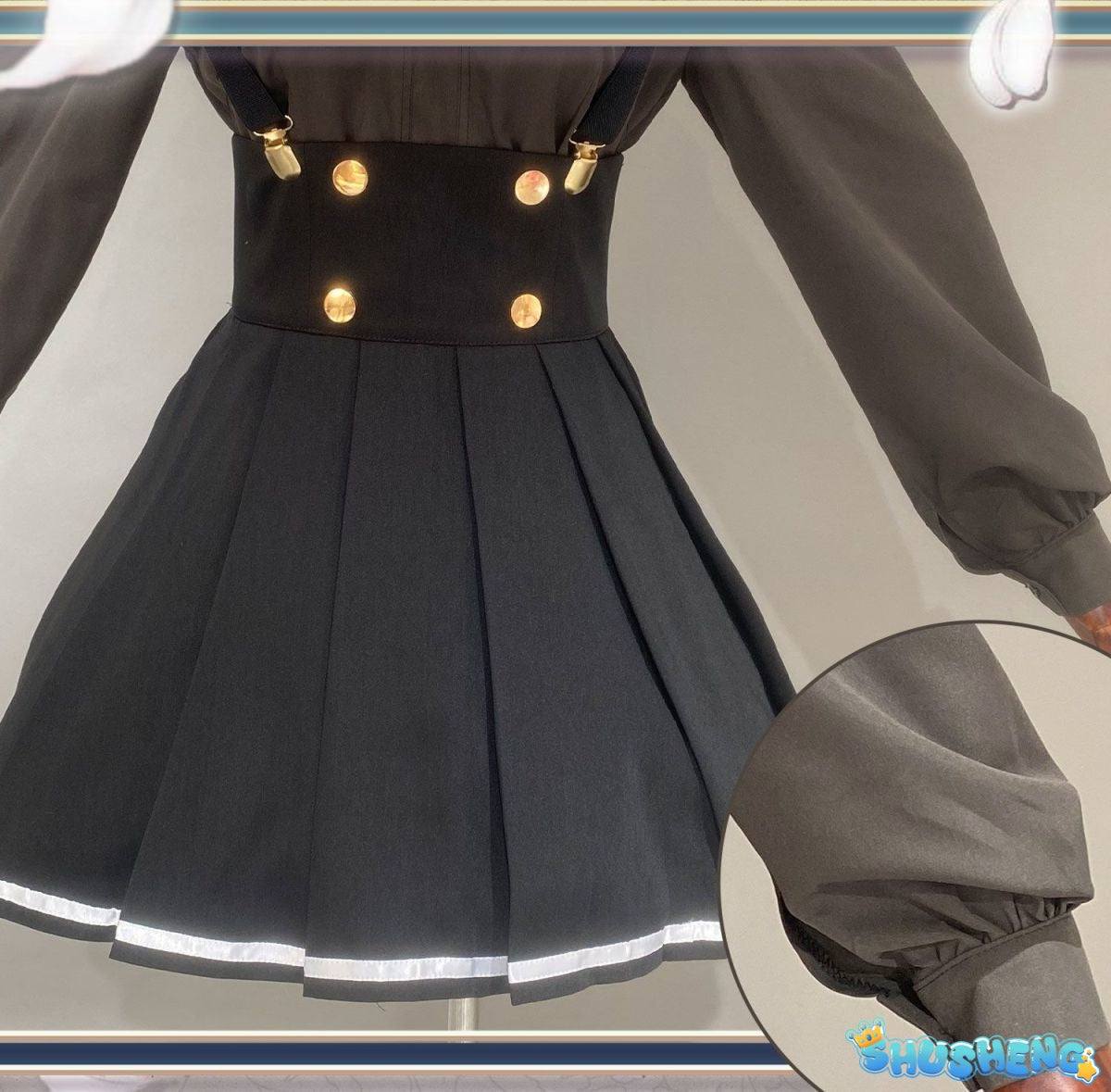 Anime Spy Classroom Hanazono Lily Cosplay Costume Wig Shirt Skirt Girls JK School Uniform Halloween
