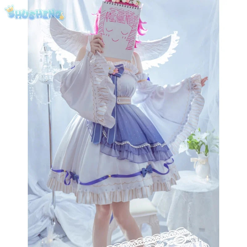 LoveLive! Konoe Kanata Yuki Setsuna Emma Verde Tennouji Rina Mifune Shioriko Osaka Shizuku Cosplay Costume Halloween dress set