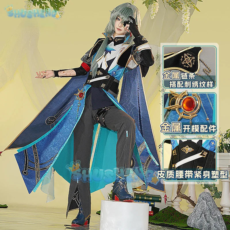 Anaxa Cosplay Costume Game Honkai: Star Rail Amphoreus Cosplay Costume Uniform Halloween Carnival Party Christmas Play Role