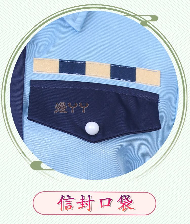 Anime Re:Life In A Different World From Zero Rem Cosplay Costume Wig Sexy Lady Police Officer Hat Uniform for Halloween Party