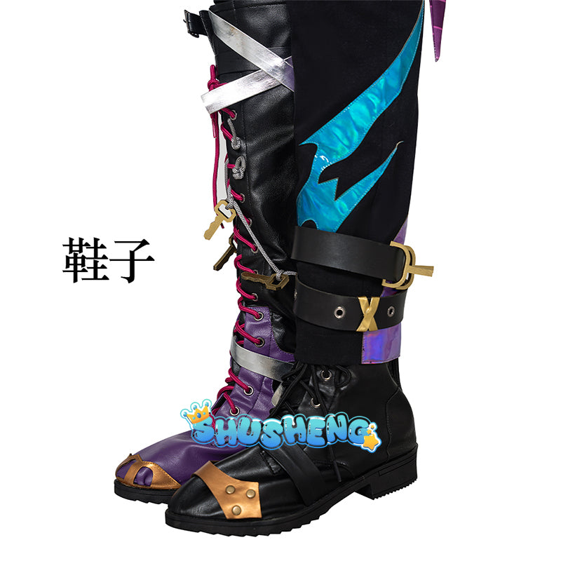 Jinx Hoodie Cosplay Costume Anime Arcane Women LOL Arcane Jinx Cosplay Hoodie Costume Plus Size