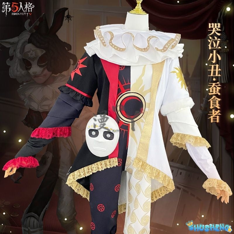 Weeping Clown Cosplay Game Identity V Joker Fashion Costume Anime Women Men Cute Suit Role Play Clothing Halloween Suit