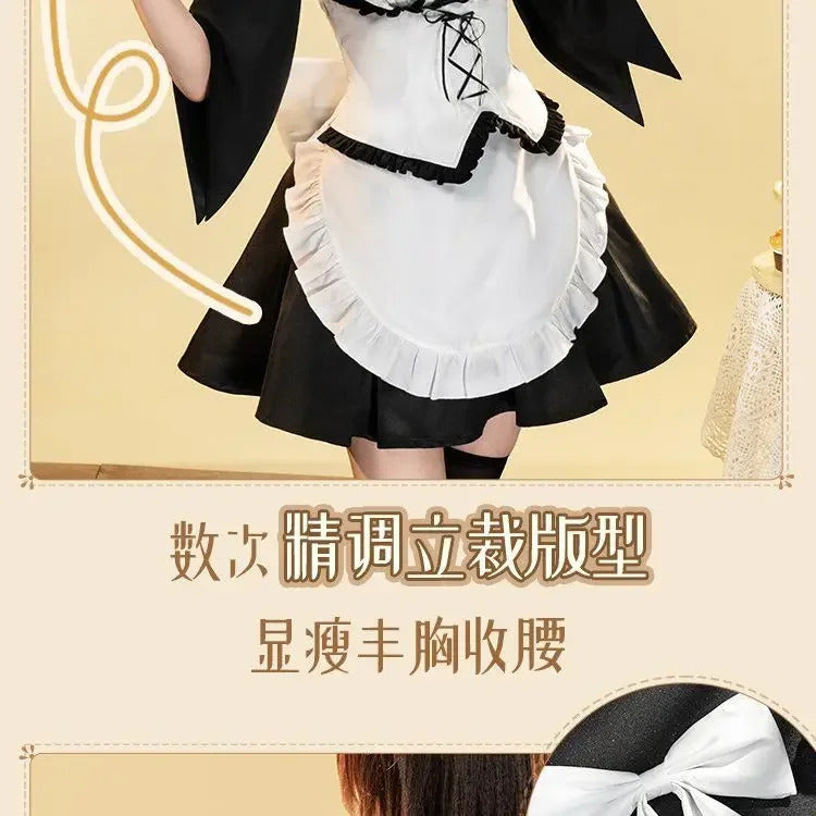 Ayuzawa Misaki Cosplay Costume Kaichou wa Maid-sama!Uniform Halloween Carnival Party Christmas Play Role Clothes Clothing