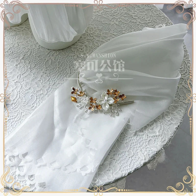 Game Azur Lane Shinano Cosplay Costume Halloween party women sexy white dress accessories prop set beach vacation swimsuit