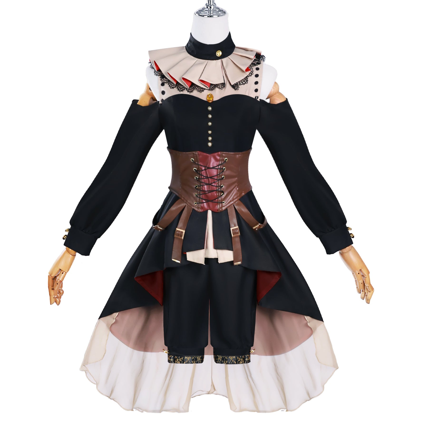 Anime BanG Dream! Ave Mujica Cosplay Misumi Uika Costume Gothic Court Dresses