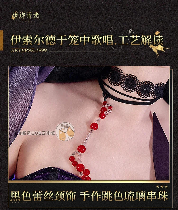 Reverse:1999 Isolde Vereinsamt Cosplay Costume Uniform Halloween Carnival Party Christmas Play Role Clothes Clothing for Women