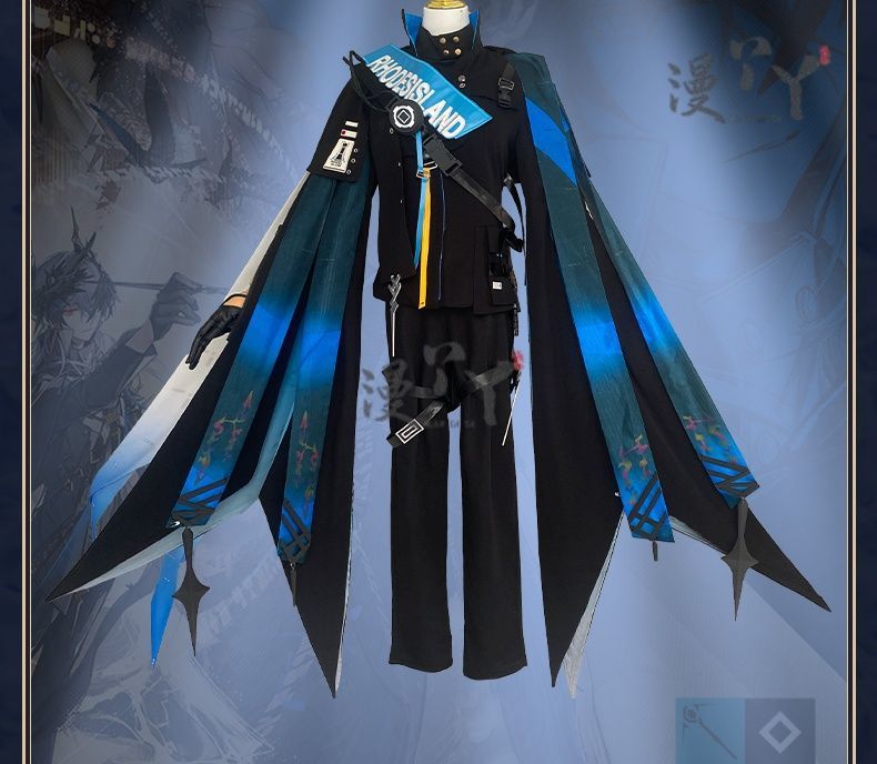 Arknights Logos Anniversary Game Suit Gorgeous Uniform Cosplay Costume Halloween Party Role Play Outfit Men