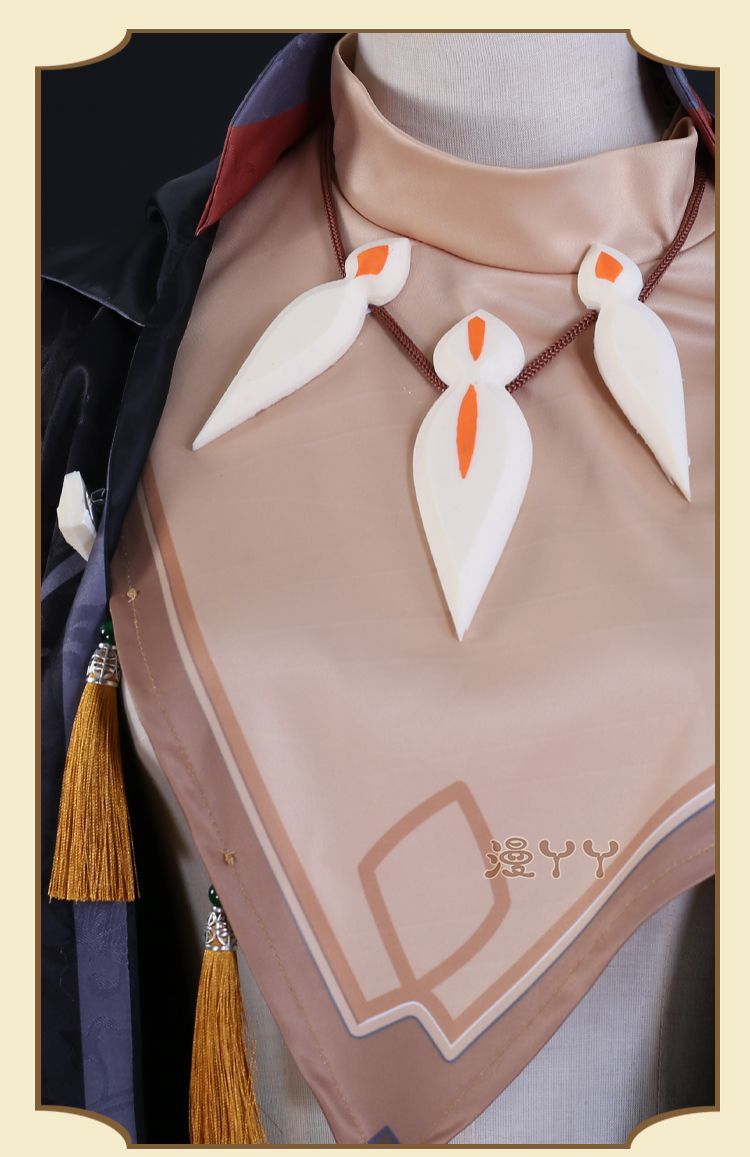 Anime Game Genshin Impact Razor Genshin Cosplay Costume Necklace Uniform Anime Halloween Party Outfit Full Sets