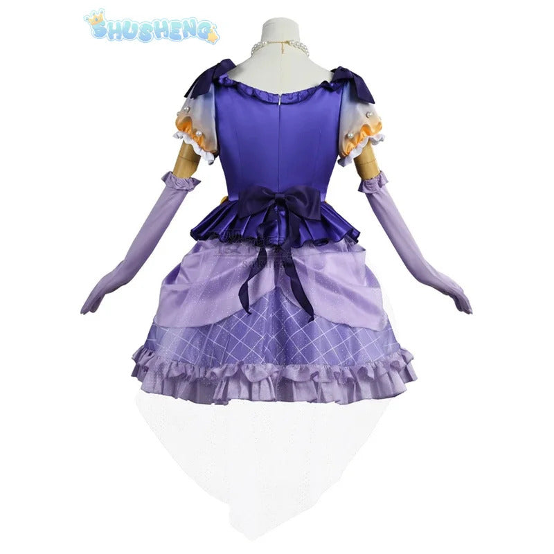 Lovelive Heanna Sumire Liella Nonfiction Cosplay Costume Necklace Accessories Gloves Socks Girl Cute Lolita Halloween Party Set