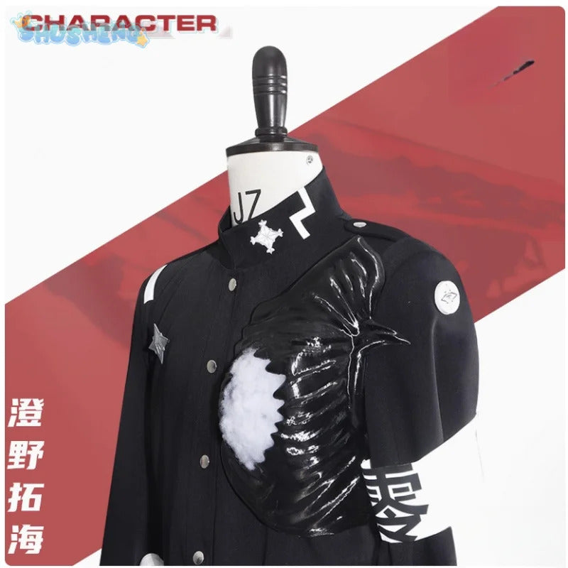 Sumino Takumi Cospaly The Hundred Line -Last Defense Academy- Costume Halloween jacket chest armor pants waist bag prop uniform