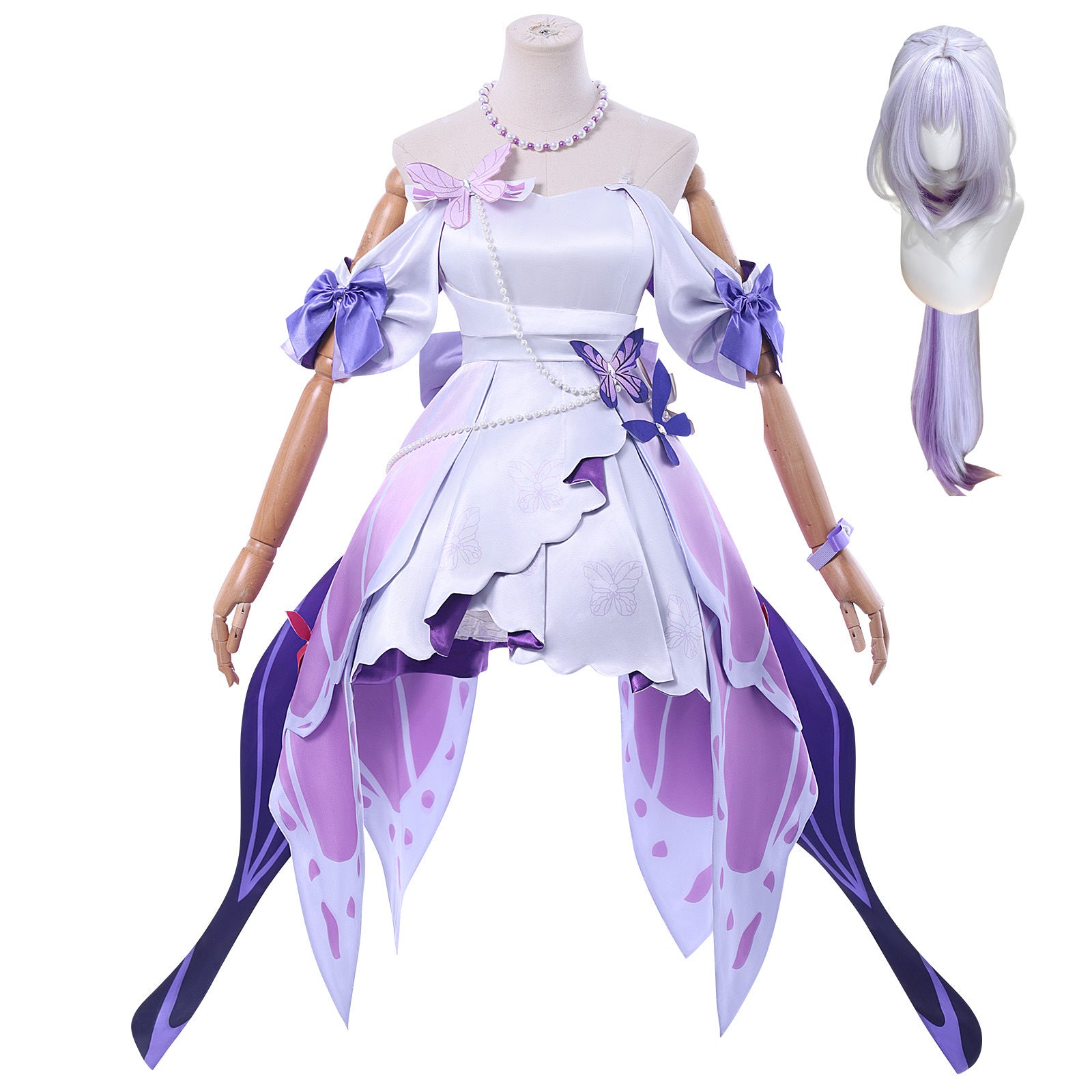 Castorice Cosplay Costume Honkai Star Rail Carnival Uniform Wig Halloween Costumes Anime Men Game