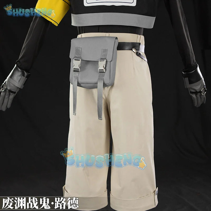 Anime Gachiakuta Rudo Surebrec Cosplay Costume Uniform Hoodie Gloves Akuta Cleaners Halloween Party Women Men Carnival