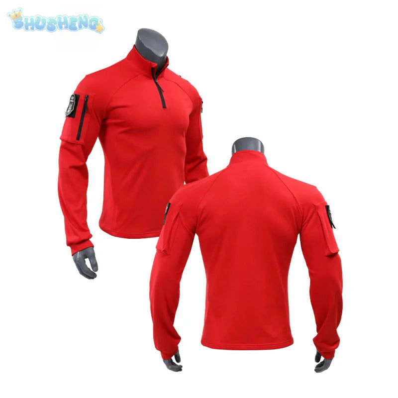 Movie Superhero Captain 4 Sam Wilson cosplay Falcon costume Halloween Carnival Red Jacket Coat Men Women Fashion Uniform set