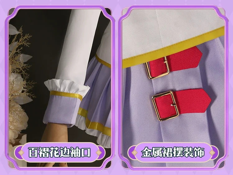 Aikatsu! Series Venus Ark Cosplay Costume School Uniform Halloween Carnival Party Christmas Play Role Clothes Clothing for Women