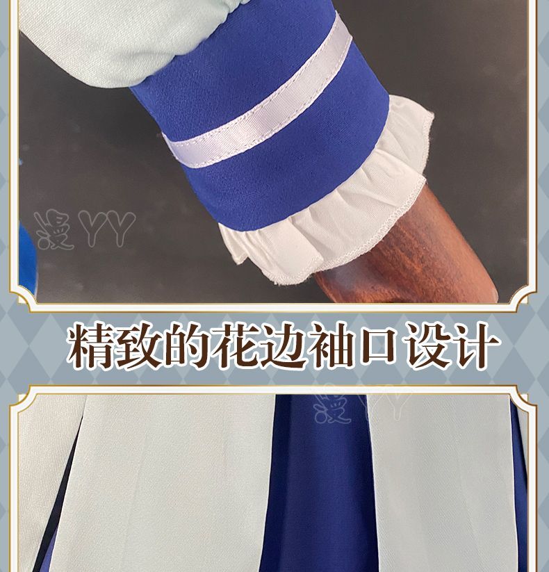 Aikatsu Stars! Costume Nijino Yume Cosplay Dresses School Idol Yume Wigs Headwear Halloween Carnival Schoolgirl Uniform Dress