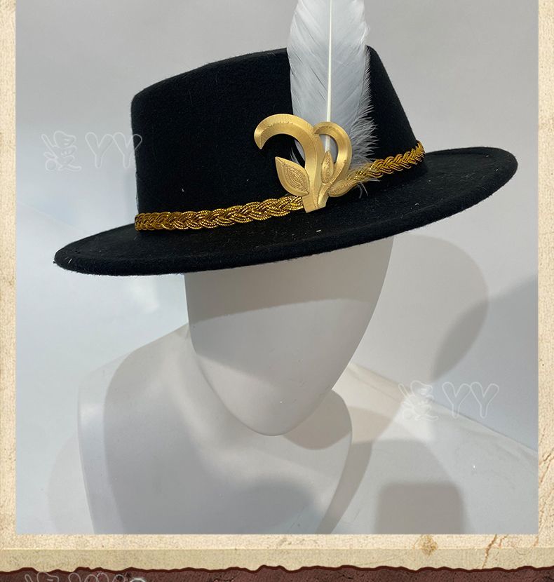 Identity V Norton Campbell Prospector Cosplay Costume Coat shirt shawl vest tie hat props Halloween gorgeous knight uniform set