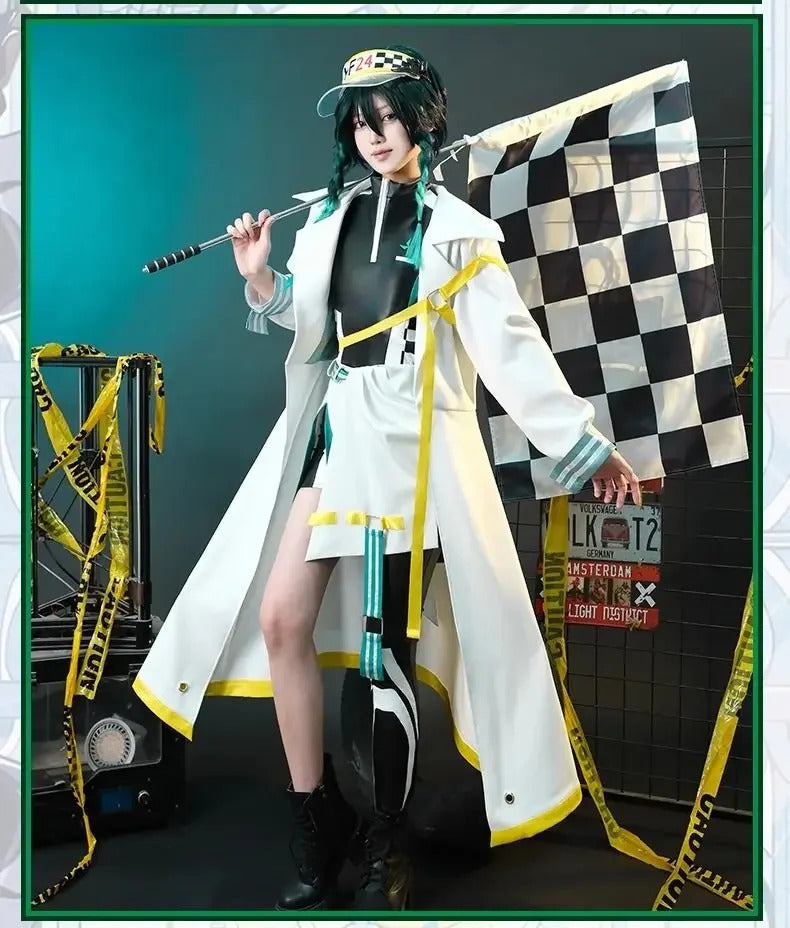 Game Genshin Impact Barbatos cosplay costume Hat windbreaker jumpsuit accessories prop set Halloween fashion men women uniform