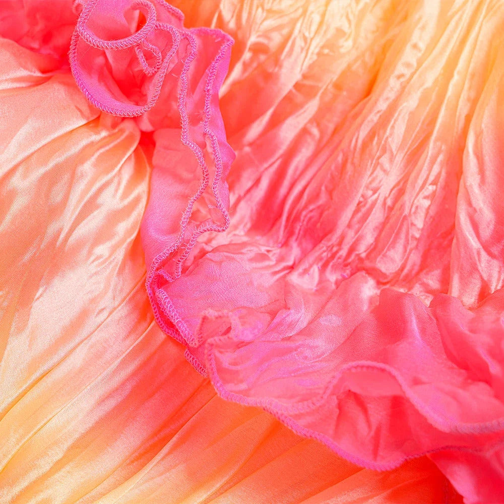 Movie Wicked Glinda Cosplay Costume Glinda Halloween Carnival Women's Gradient Dress Gorgeous Sexy Uniform New Set XS-XXXL